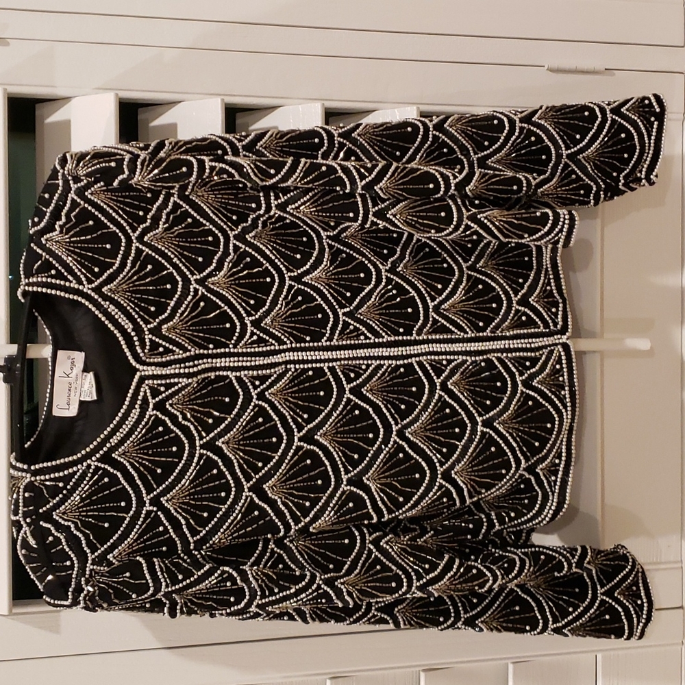 Lawrence Kazar beaded jacket